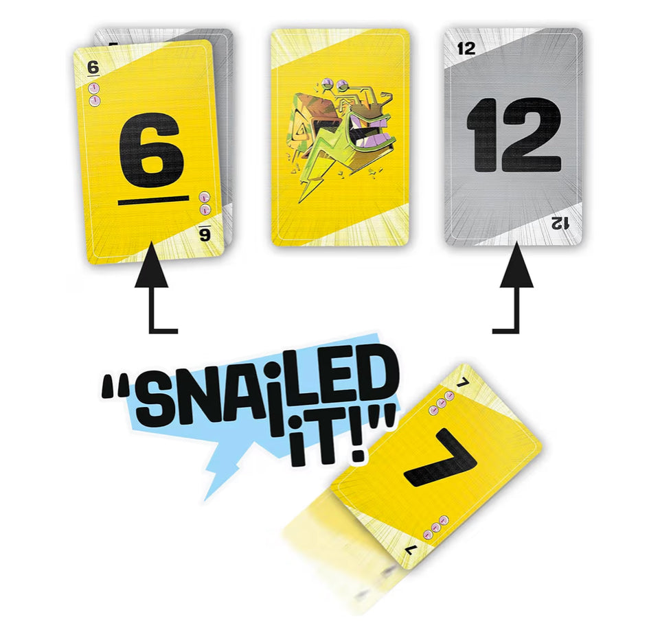 Snailed it! Game | Easy to Learn Family Games for Kids, Teens, and Adults | Snail Card Game | Ages 8 and Up | 3 to 6 Players