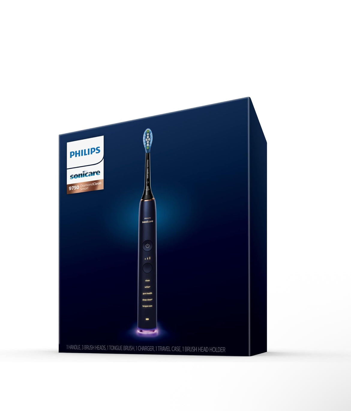 Philips Sonicare DiamondClean Smart 9750 Herlaaibare Elektriese Kragtandeborsel - Maanblou (HX9954/56)