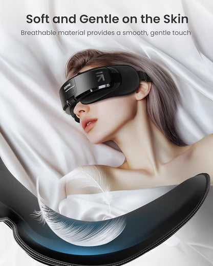Eyeris Shift Eye Massager for Migraines Heated Eye Massager & Sleep Mask for Relaxation- Detachable Eye Massager Mask