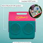 Igloo KoolTunes Retro Cooler – 14 Qt Playmate Bluetooth Boombox w/ Built-In Speakers (Jade - Pink)