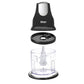 Ninja NJ100GR Express Chop Manual Food Processor for Chopping Mincing Pureeing Vegetables and other Ingredients 16-Ounces - Gray