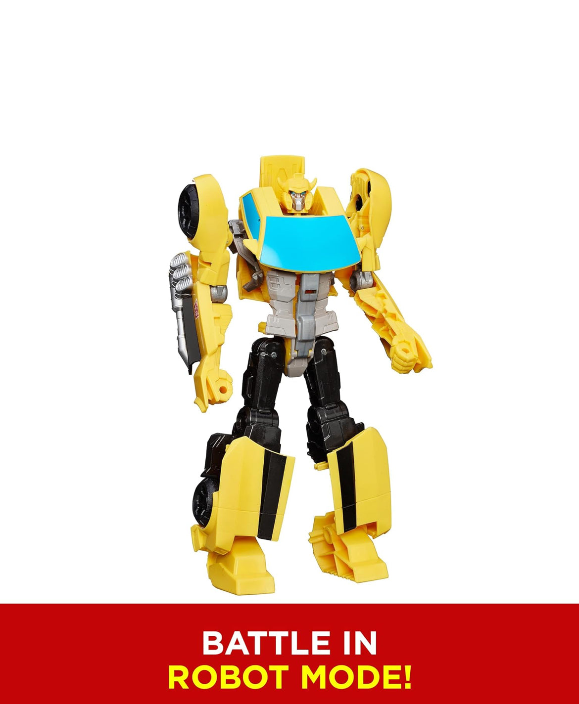 Transformers Toys Heroic Bumblebee Action Figure - Timeless Large-Scale Figure, Changes into Yellow Toy Car, 11" (Amazon Exclusive)