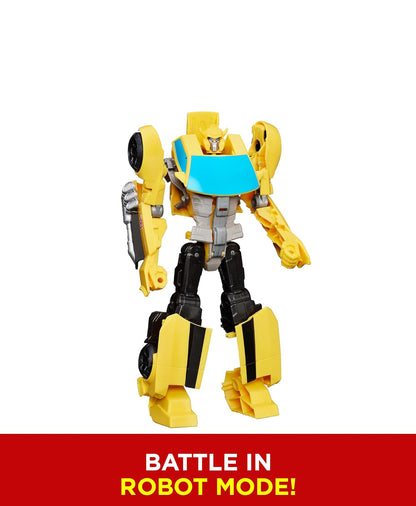 Transformers Toys Heroic Bumblebee Action Figure - Timeless Large-Scale Figure, Changes into Yellow Toy Car, 11" (Amazon Exclusive)