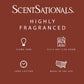 Scentsationals Wax Melts Strong Scent - Warm Apple Pie - Long Lasting Scented Melts for Warmers, 10oz (Pack of 4)