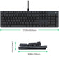 Black Shark RGB Mechanical Gaming Keyboard LED Backlit Wired Keyboard - NEW