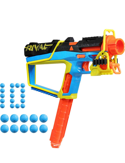Nerf Rival Mirage XXIV-800 Blaster, 10 Nerf Rival Accu-Rounds, 2 Ways to Load, 8 Round Removable Magazine, Pump Action Priming, Gifts for Teens