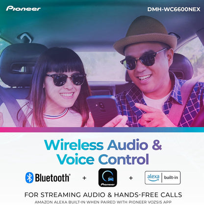 Pioneer 9" Capacitive Touchscreen Modular Chassis Car StereoDigital Multimedia Receiver, Wireless CarPlay & Android Auto, Amazon Alexa, Bluetooth, HD Radio, Backup Cam, Hi-Volt RCA