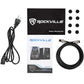 Rockville Pair APM8B 8" 500w Studio Monitors+Stands+Pads+ Headphones+Mic and Shield