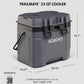 Igloo Trailmate Cooler 50Qt Durable Insulated Hard Shell Ice Chest - Carbonite