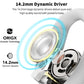 True Open Ear Wireless Lightweight w/ Multi-Angle, Dual-Axis Design for Long-Lasting Comfort - White