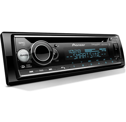 Pioneer DEH-S7200BHS Klank-CD-ontvanger en Bluetooth-motorstereo – Enkel Din, Amazon Alexa, HD Radio en Verbeterde Klankfunksies