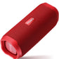 PA2 Portable Bluetooth Speaker w/ Dual Drivers & Dual Bass Diaphragms, Deep Bass Loud Stereo Sound, 25H Playtime, Custom EQ - RED