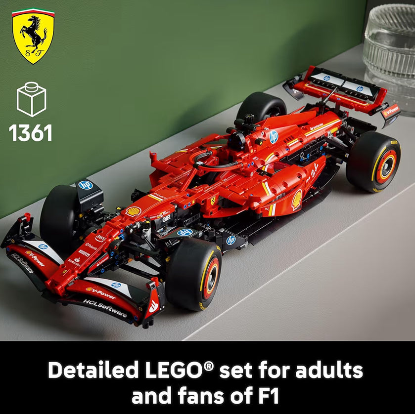 LEGO Technic Ferrari SF-24 F1 Modelmotorstel - Boustel met Realistiese Kenmerke
