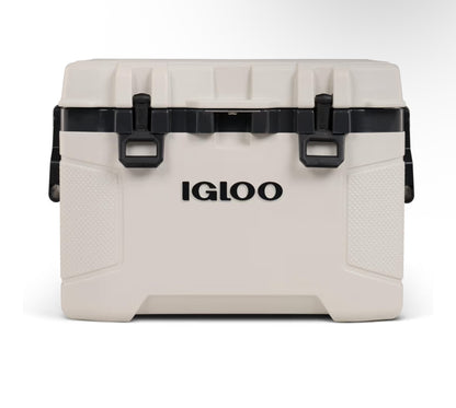 Igloo Trailmate Cooler 50Qt Durable Insulated Hard Shell Ice Chest - Bone