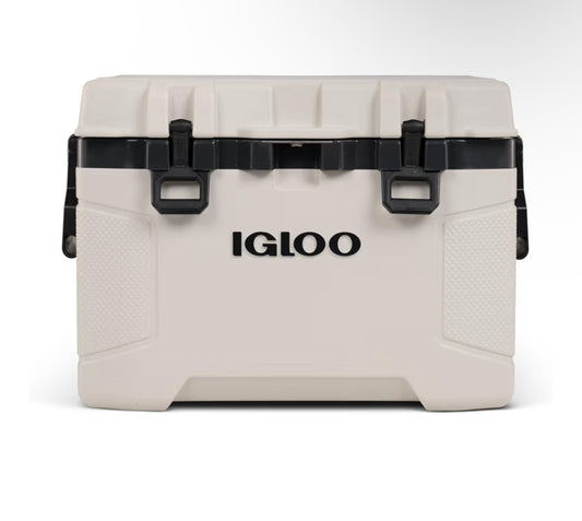 Igloo Trailmate Cooler 50Qt Durable Insulated Hard Shell Ice Chest - Bone