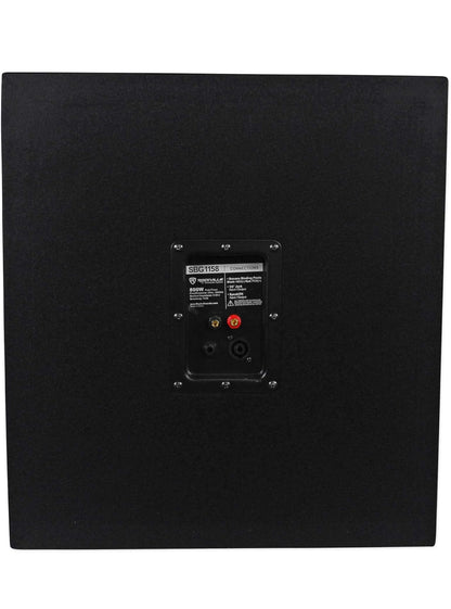 Rockville SBG1158 15" 800 Watt Subwoofer Sub vir Kerkklankstelsels