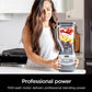 Ninja BL660 Professional Compact Smoothie & Food Processing Blender, 1100-Watts, 3 Functions - 2-oz.* Pitcher, (2) 16-oz. To-Go Cups & Spout Lids - Gray