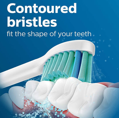 Philips Sonicare Oorspronklike Simply Clean Vervangende Tandeborselkoppe, 2 Borselkoppe, Wit, HX6012/04