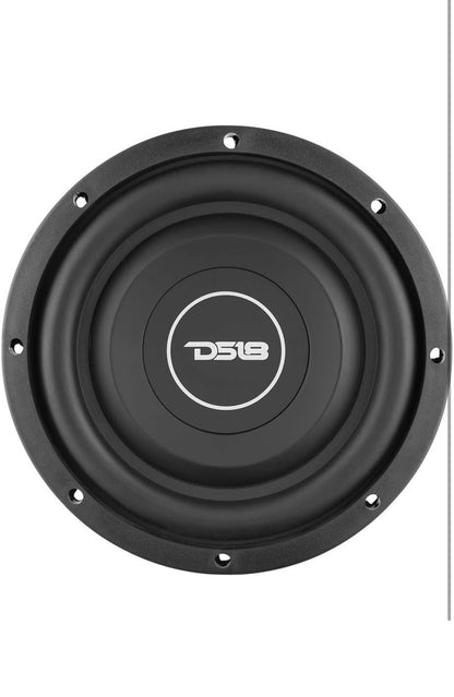DS18 SRW8.4 8" Vlak Motor Subwoofer - 300 Watt, Enkel Spreekspoel, 4-Ohm (1 ST)