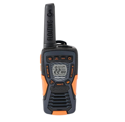 Cobra ACXT1037R FLT Dryfende Handradio - Waterdig, Herlaaibaar, Langafstand tot 37 myl Tweerigtingradio met NOAA Weerwaarskuwing & VOX, (1 Pak)