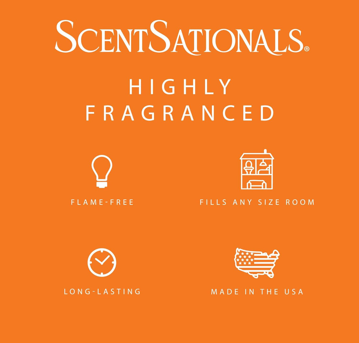 Scentsationals Wax Melts, Wax Cubes Strong Scent - Marshmallow Crispies - Long Lasting Scented Wax Melts 10oz (Pack of 4)