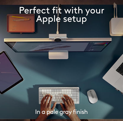 Logitech MX Anywhere 3S vir Mac, Kompakte Koordlose Bluetooth Muis, 8K DPI Enige-Oppervlak Opsporing, Stil Klikke, USB C, Koordlose Muis vir MacBook Pro, MacBook Air, iMac, iPad - Liggrys