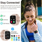 S4 One Smart Watch 1.78" Ultra-Clear Screen Call/Answer Fitness Tracker, Sleep Monitor IP68 Waterproof for iOS 11.0+ Android 9.0+ (Rose Gold)
