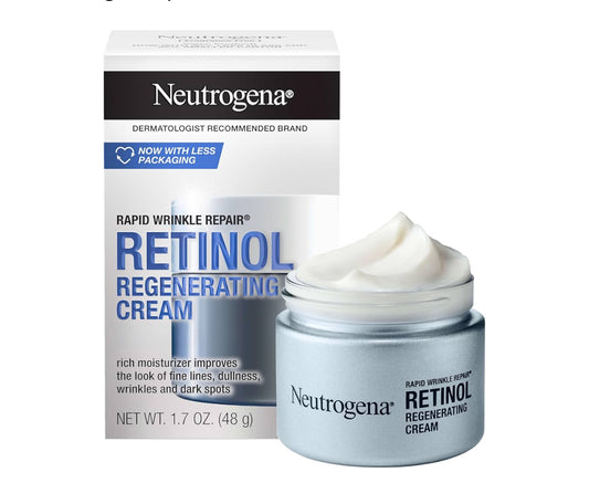 Neutrogena Rapid Wrinkle Repair Retinol Gesigbevogtiger met Retinol & Hialuronzuur - 1.7 oz