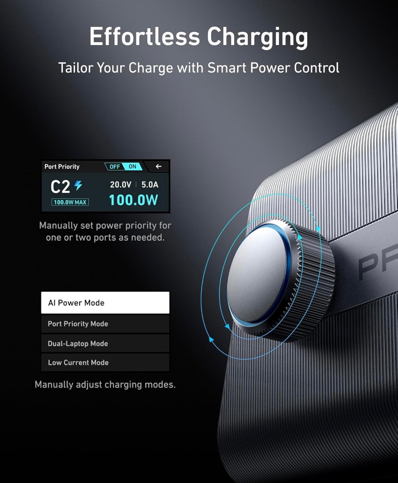 Anker Charger, 250W Prime USB C Charging Station, Ultra-Fast 6-Port, 2.26" LCD Display - (Silver)