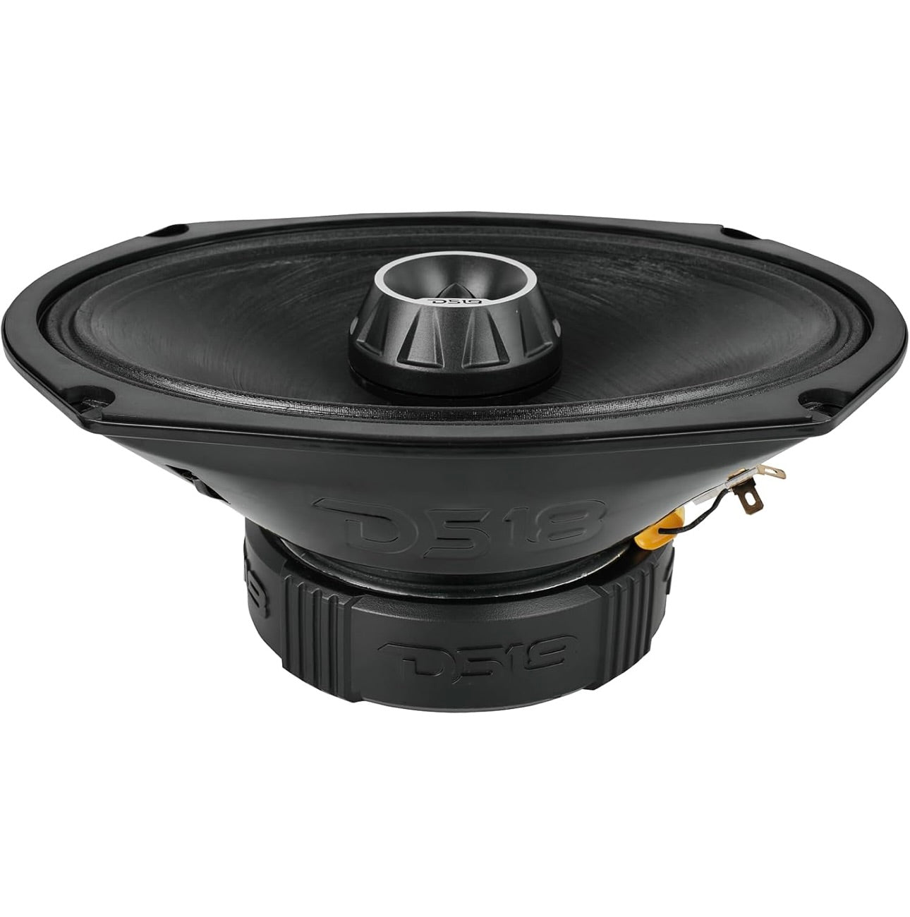 DS18 PRO-ZT69 6x9 Inches Pro Audio Coaxial Midrange Speakers with Built-in Bullet Tweeter, 4-Ohms