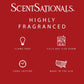 Scentsationals Wax Melts, Wax Cubes Strong Scent - Bakery Collection Sweet Berry Cupcake - Long Lasting Scented Wax Melts for Warmer - 10oz (Pack of 4)