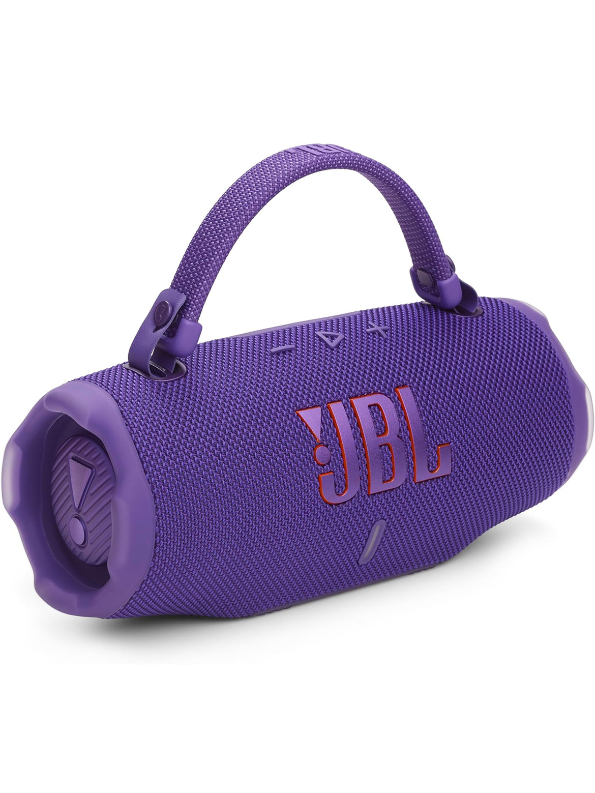 JBL Charge 6 - Portable Waterproof & Drop-Proof Bluetooth Speaker with a Sturdy/Removable Carrying Strap (Purple)