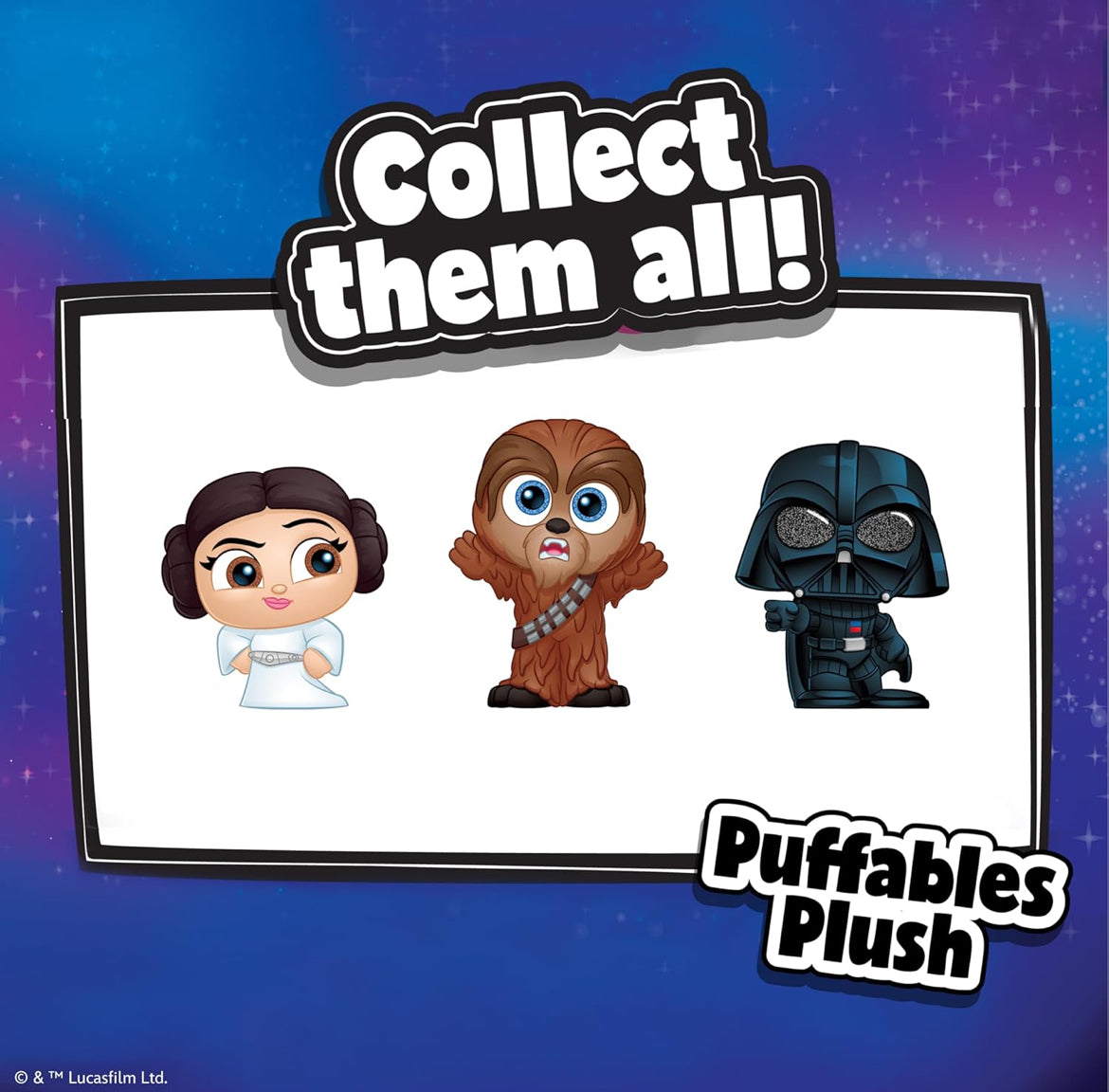 Just Play Star Wars™ Doorables Puffables Plush – Star Wars: A New Hope™, 10-inch Collectible Plush Featuring Glitter Eyes, Styles May Vary, Kids Toys for Ages 3 Up