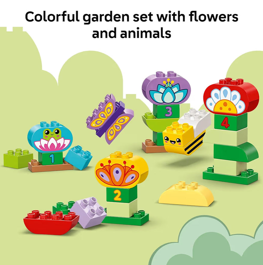 LEGO DUPLO Dorp Kreatiewe Tuin- en Blommespeelstel Leer- en Opvoedkundige Blomspeelding