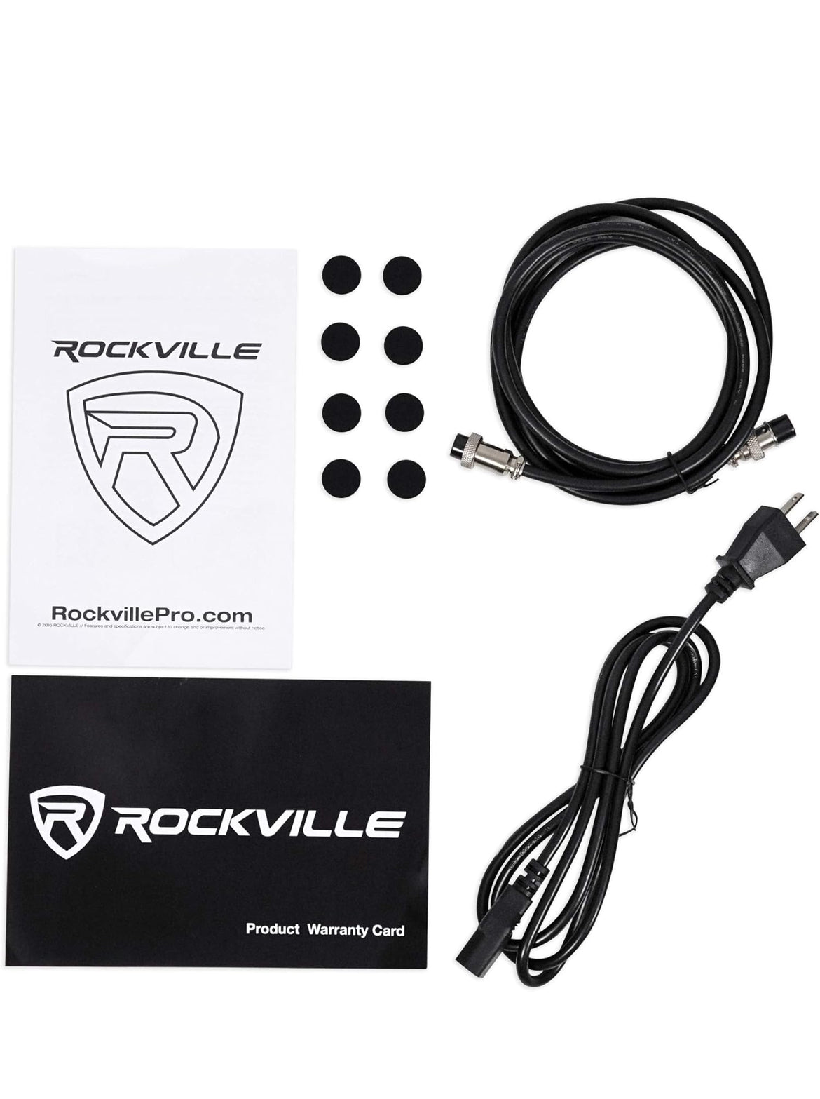 Rockville Pair APM5W 5.25" 250w Powered USB Studio Monitor Speakers+29" Stands