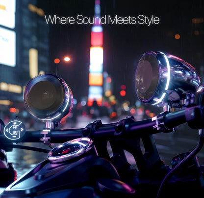 4 Inch Motorcycle Speakers Bluetooth Waterproof Audio System
Waterproof 300W Speakers, Built-in Amplifier, USB/AUX,Wired Control, Great for Harley, ATV, scooters 4-Wheeler