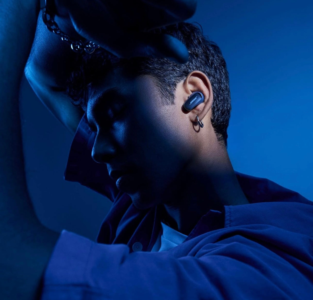 Bose QuietComfort Ultra Bluetooth Earbuds Active Noise Cancellation-  Deep Bass- Lunar Blue - Limited Edition