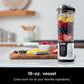 Ninja Blast Portable Blender, Cordless, 18oz. Vessel, Personal Blender BPA Free, Leakproof Lid & Sip Spout, USB-C Rechargeable, Dishwasher Safe Parts - Marble White BC152MW