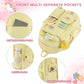 Backpack for girls Laptop Backpacks 15.6 Inch College Cute Bookbag Anti Theft Primary Elementary School Bag Casual Daypack for Teens Girls Women Students （Yellow