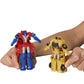 Transformers Crash & Combine Heroes, 3.75-Inch Converting Bumblebee and Optimus Prime Action Figures, Robot Toys for Kids 6 and Up (Amazon Exclusive)