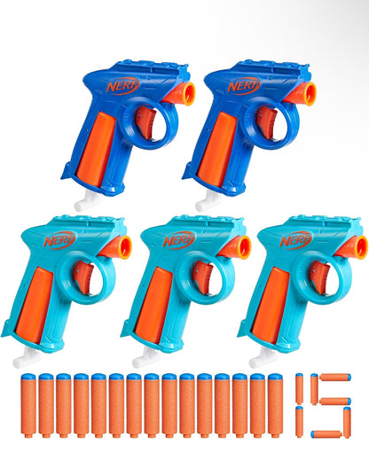 Nerf N Series Party Pack, Includes 5 N Series Flex Blasters, 15 N1 Darts Compatible Only N Series Blasters, Ages 8+