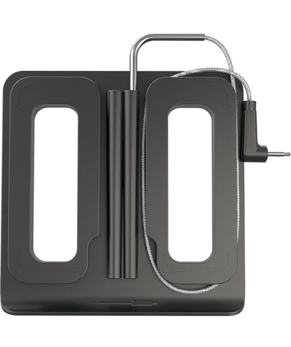 Ninja Woodfire Slim Termometer, Versoenbaar met OG900-reeks, Bykomende Termometer om Verskeie Proteïene te Monitor, Beheerde Braai en Rook, Sluit Dubbele Bêreboks in, Swart/Silwer