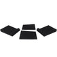 Rockville Pair APM8B 8" 500w Studio Monitors+Stands+Pads+ Headphones+Mic and Shield