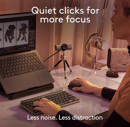 Logitech MX Anywhere 3S vir Mac, Kompakte Koordlose Bluetooth Muis, 8K DPI Enige-Oppervlak Opsporing, Stil Klikke, USB C, Koordlose Muis vir MacBook Pro, MacBook Air, iMac, iPad - Liggrys