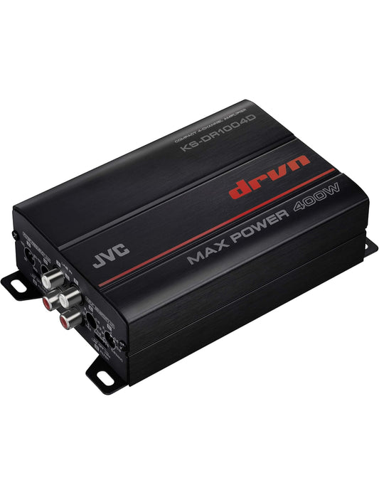 JVC KS-DR1004D 400 Watt 4-kanaal oorbrugbare versterker vir motor en mariene en RZR/ATV/UTV/wa-motorsport