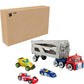Transformers Playskool Heroes Rescue Bots Academy Road Rescue Team Trailer 4-Pack Converting Toy