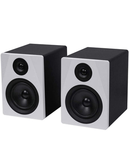 Rockville Paar APM5W 5.25" 2-rigting 250W Aangedrewe USB Studio Monitors+Staanders+Kussings
