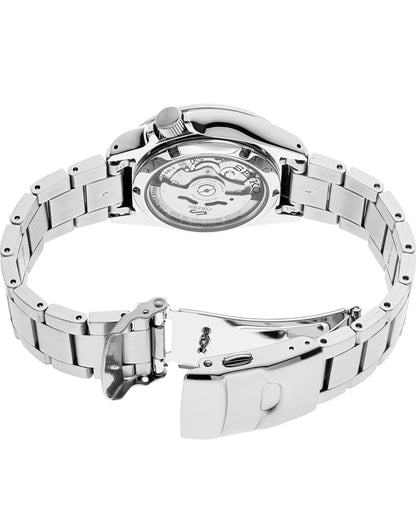 SEIKO Outomatiese Horlosie 5 Sports - Dag-/Datumkalender, LumiBrite Wysers en Merkers, en Roterende Ring, 100m Waterbestand