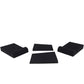 Rockville (2) APM5W 5.25" Powered Studio Monitors+Active Subwoofer+Stands+Pads
