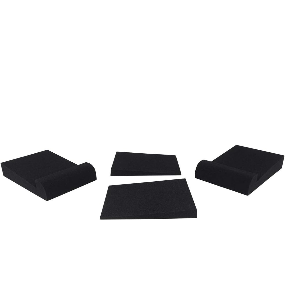 Rockville (2) APM5W 5.25" Powered Studio Monitors+Active Subwoofer+Stands+Pads